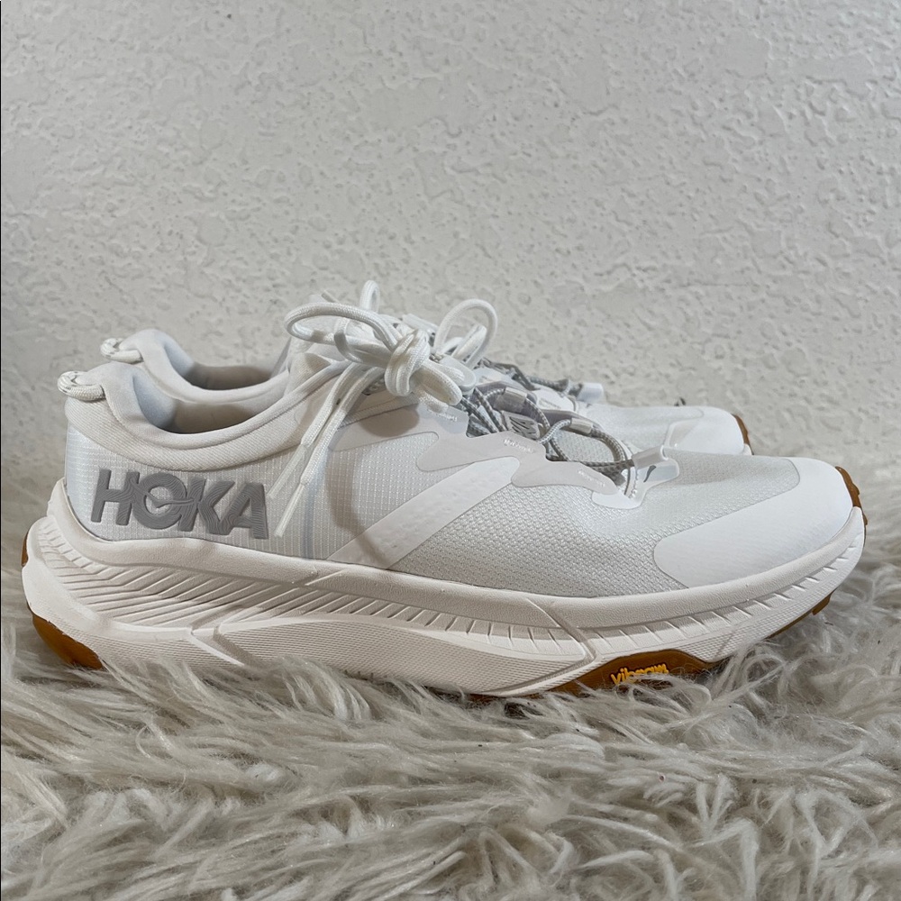 HOKA Women's Transport White Athletic Walking Shoes Sneakers Size 9.5 B NEW - Picture 9 of 16
